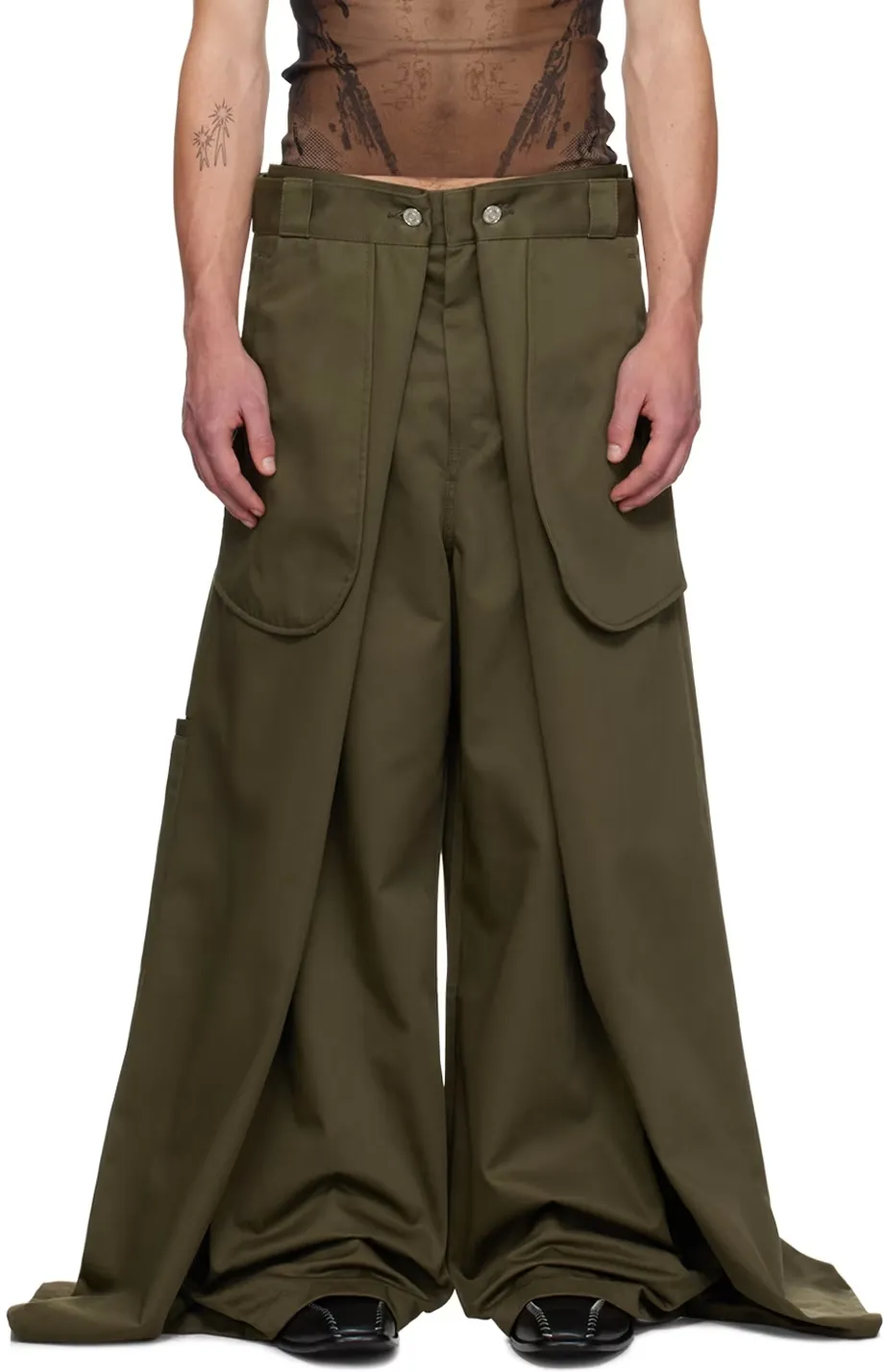 Low-Rise Casual Pants