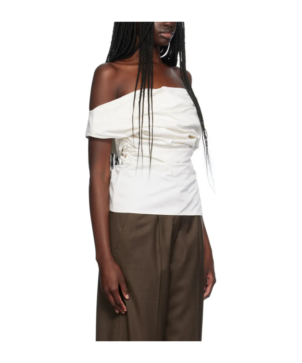 Strapless Design Blouse
