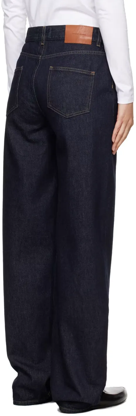 Unstretched Loose Straight Jeans