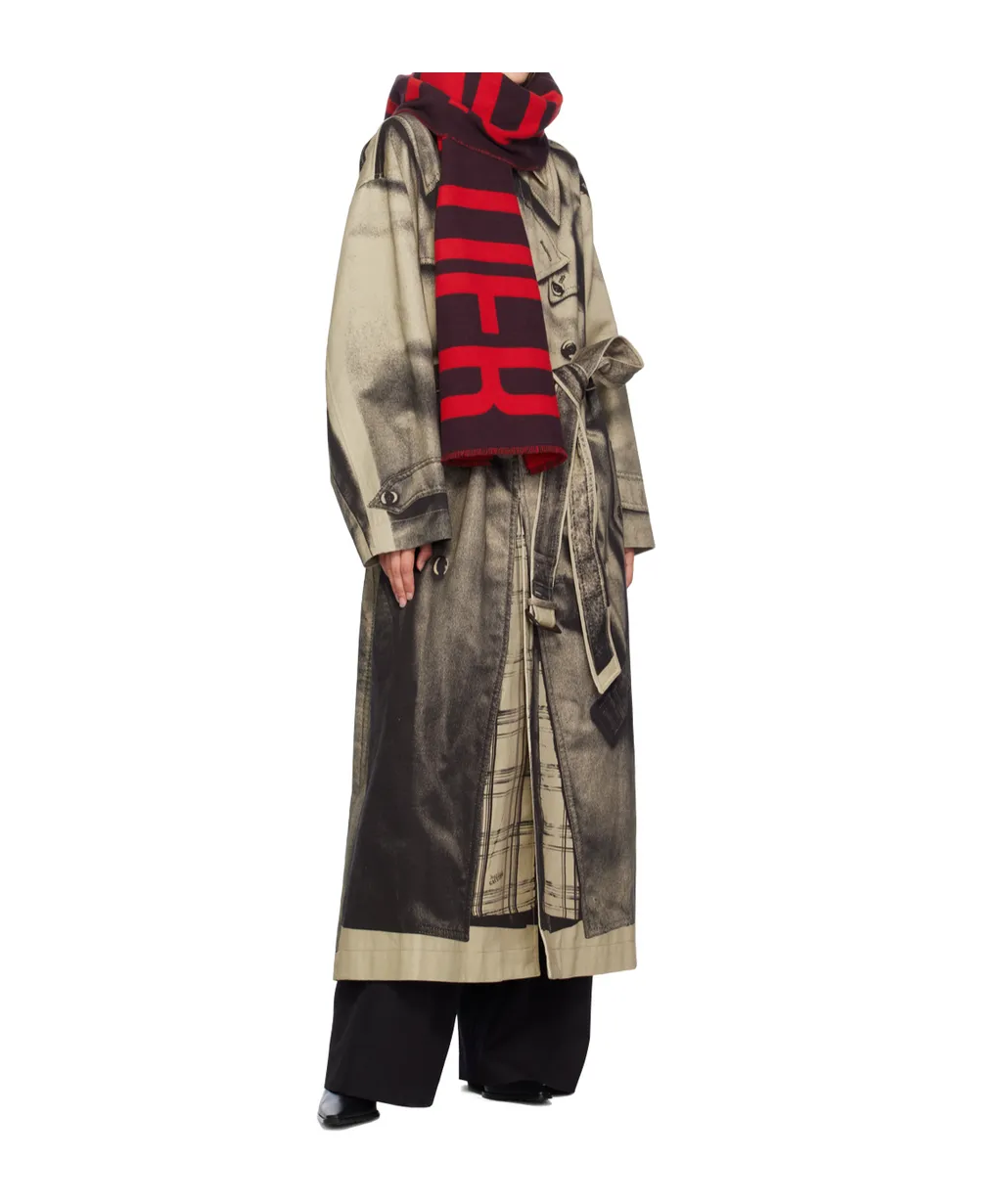 Logo-Print Scarf
