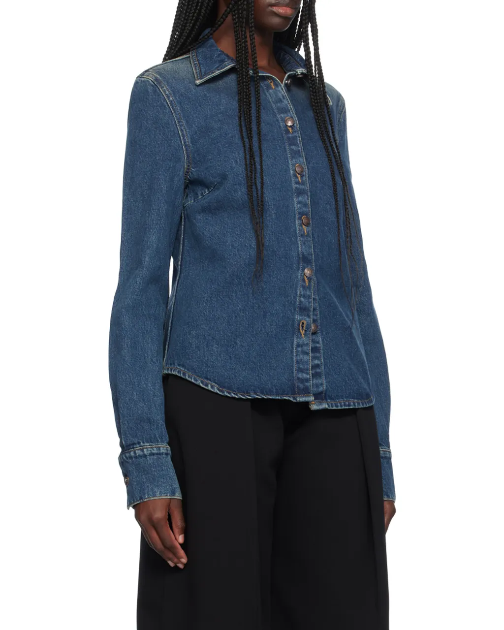 Buckle Denim Shirt