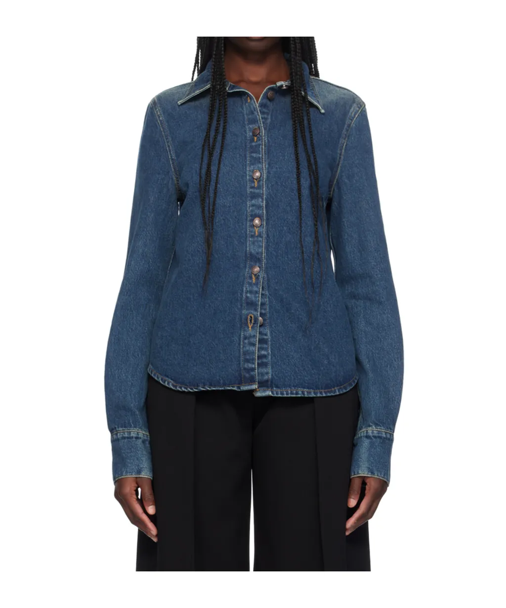 Buckle Denim Shirt