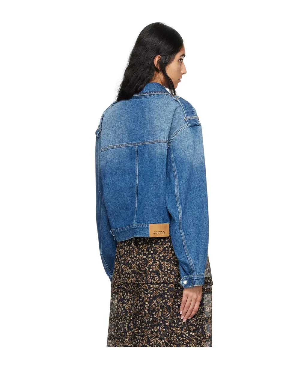 Isabel Marant ÉToile Julie Cropped Denim Jacket
