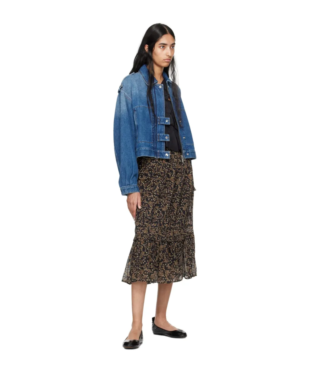 Isabel Marant ÉToile Julie Cropped Denim Jacket
