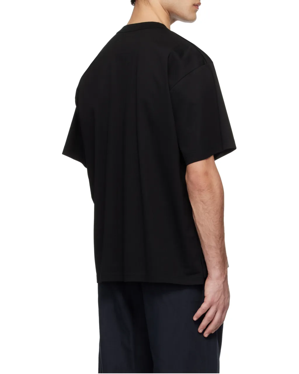 Sacai Logo Embroidered Crewneck T-Shirt