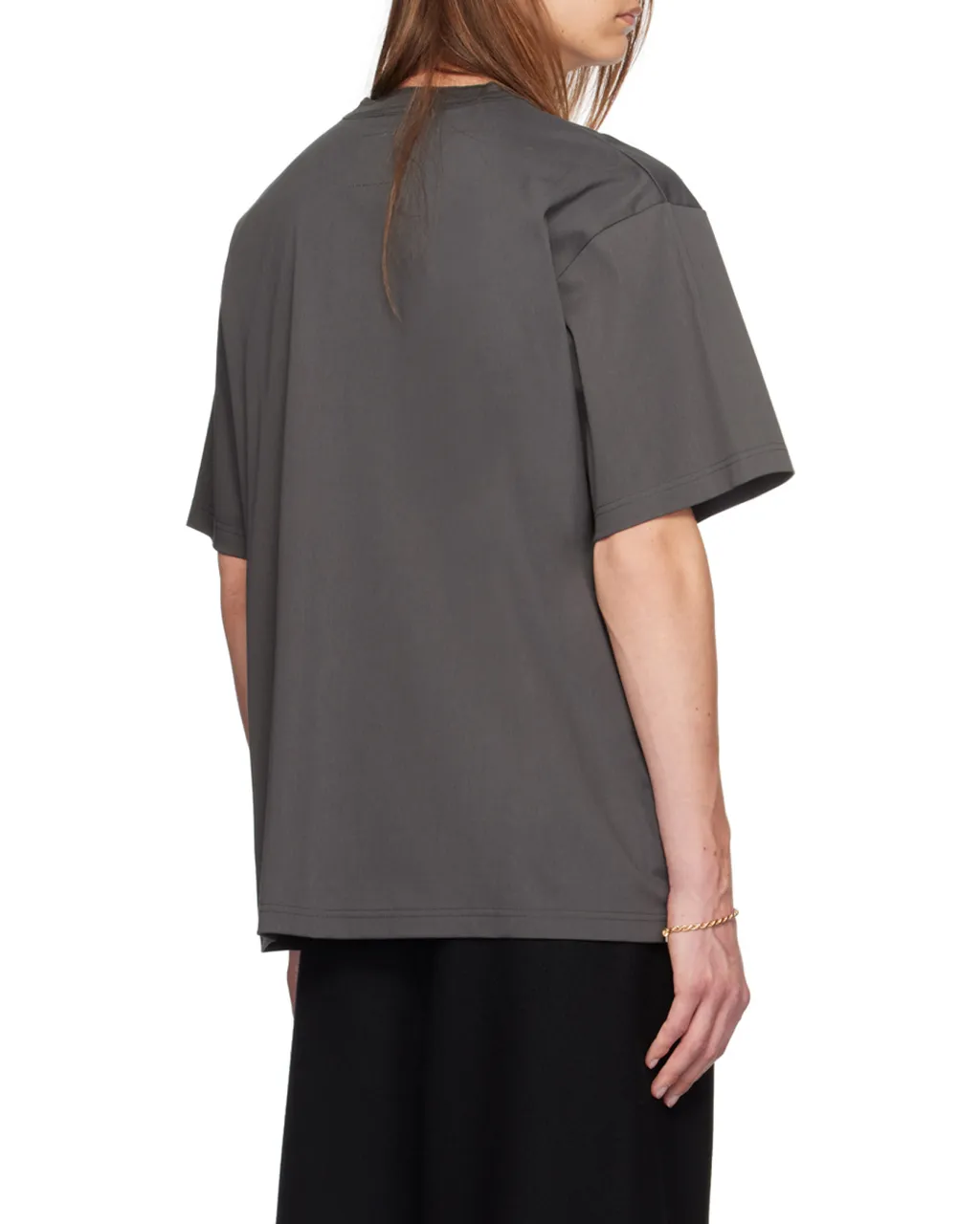 Sacai Logo Embroidered Crewneck T-Shirt