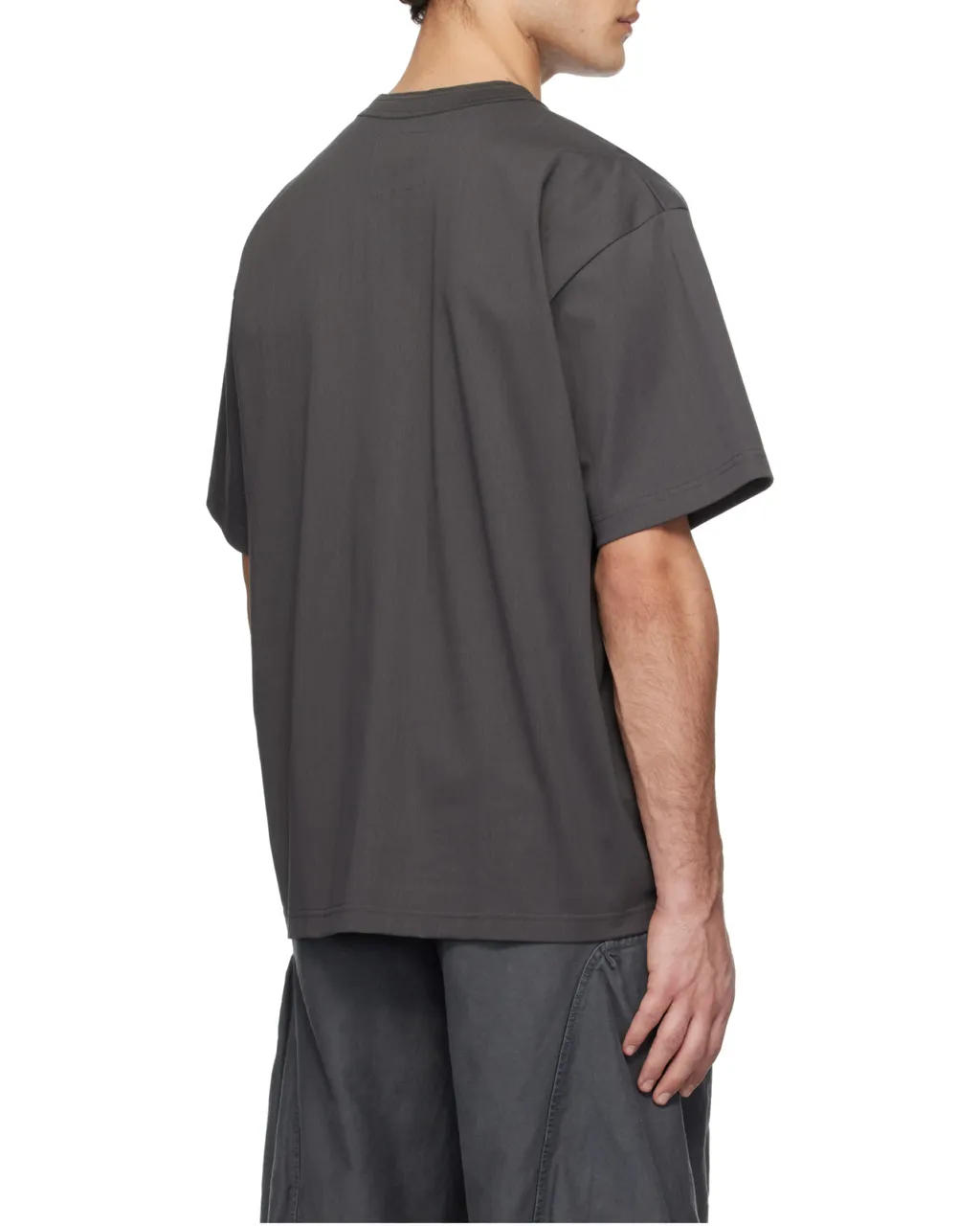 Sacai Logo Embroidered Crewneck T-Shirt
