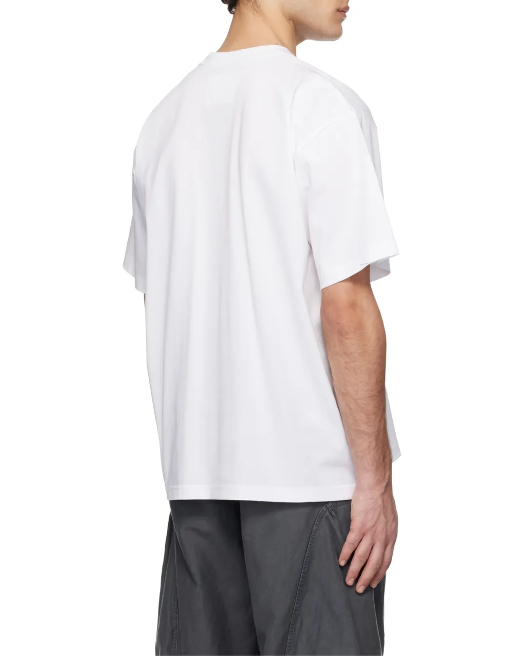 Sacai Logo Embroidered Crewneck T-Shirt