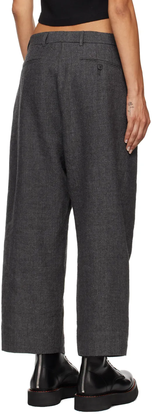 R13 Wide Pleated Pants