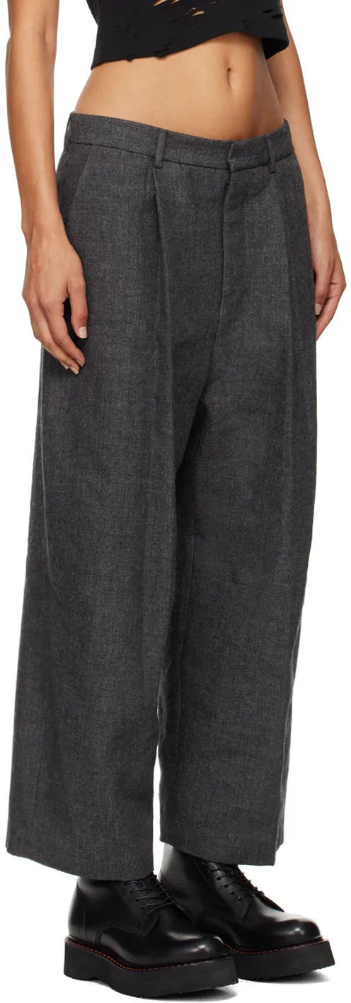 R13 Wide Pleated Pants