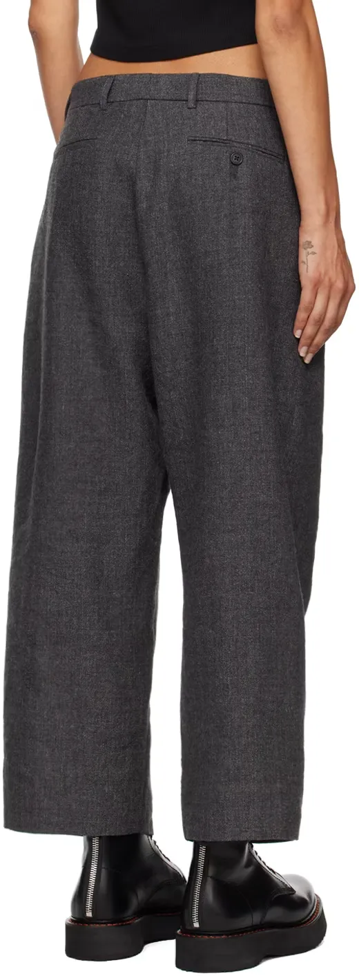 R13 Wide Pleated Pants