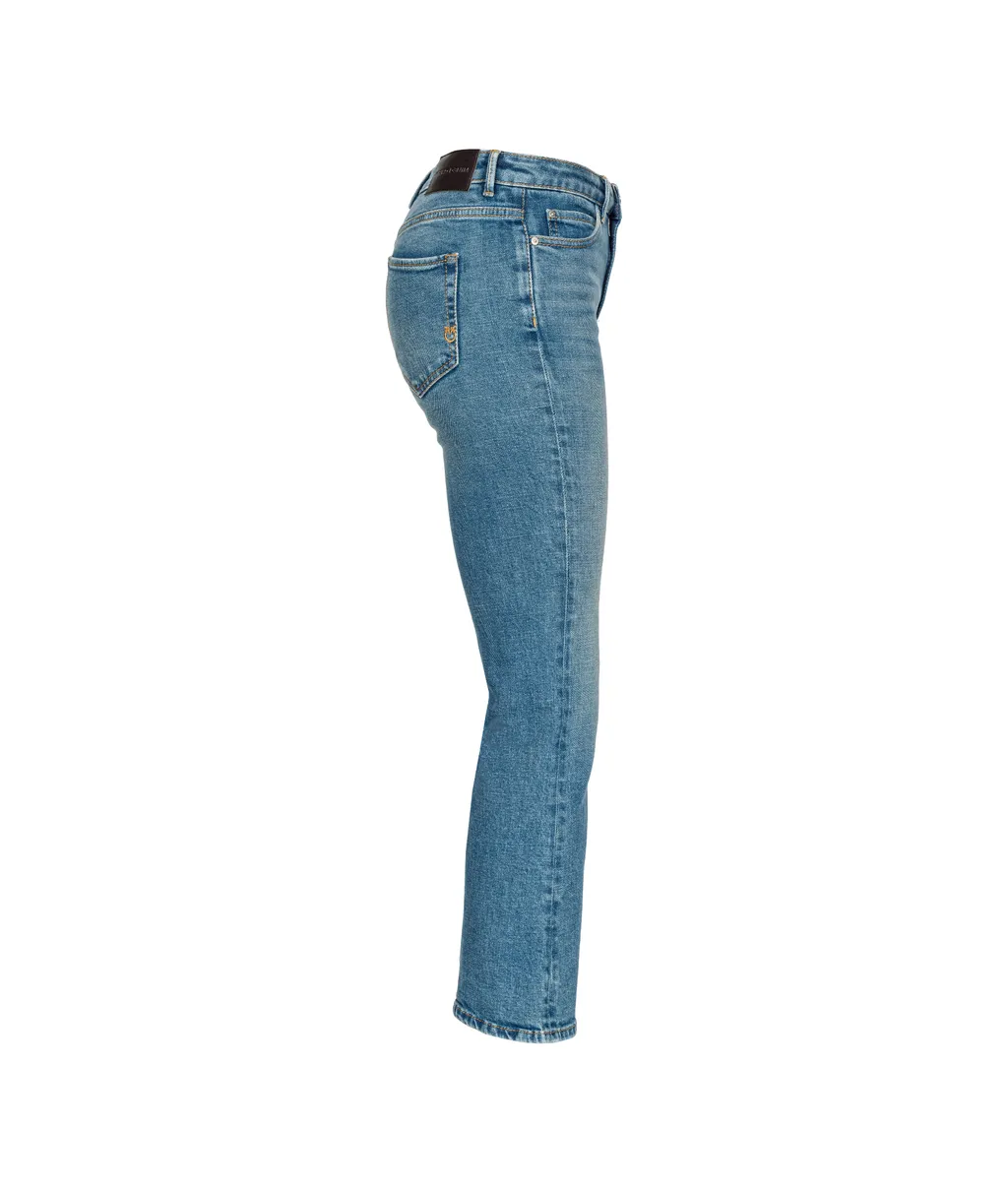 Pinko Medium Wash Denim Bootcut Jeans