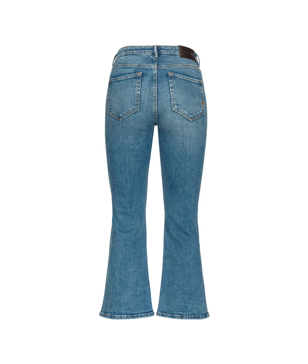 Pinko Medium Wash Denim Bootcut Jeans