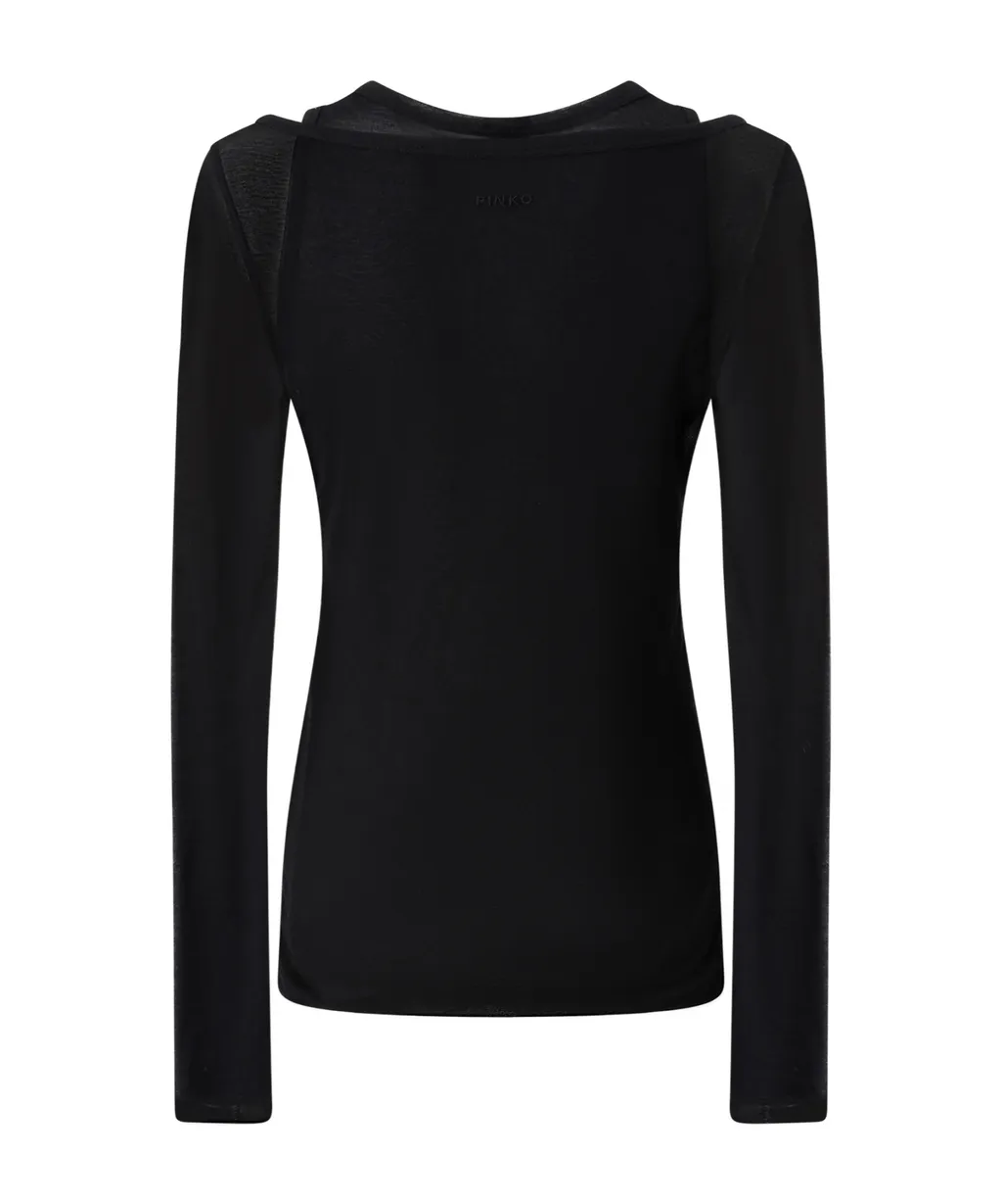 Long-Sleeve Gauze T-Shirt