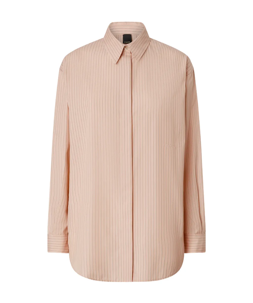 Pinko Bridport Striped Long-Sleeved Shirt