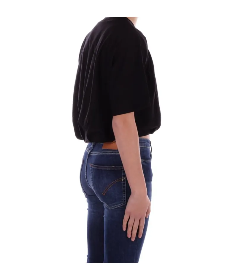 Pinko Cropped Jersey T-Shirt
