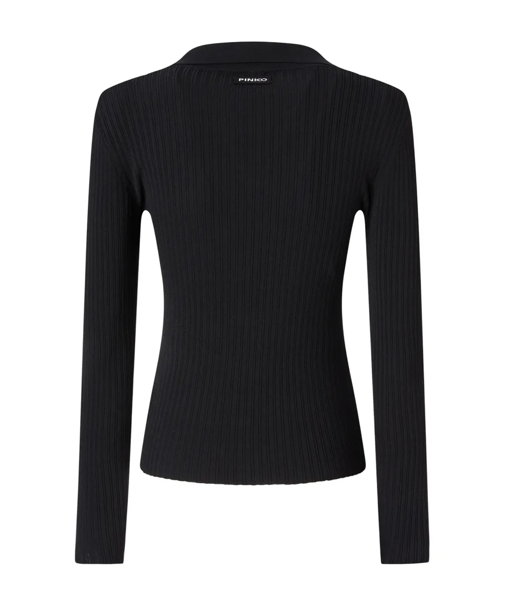 Long-Sleeved Knitted Cardigan