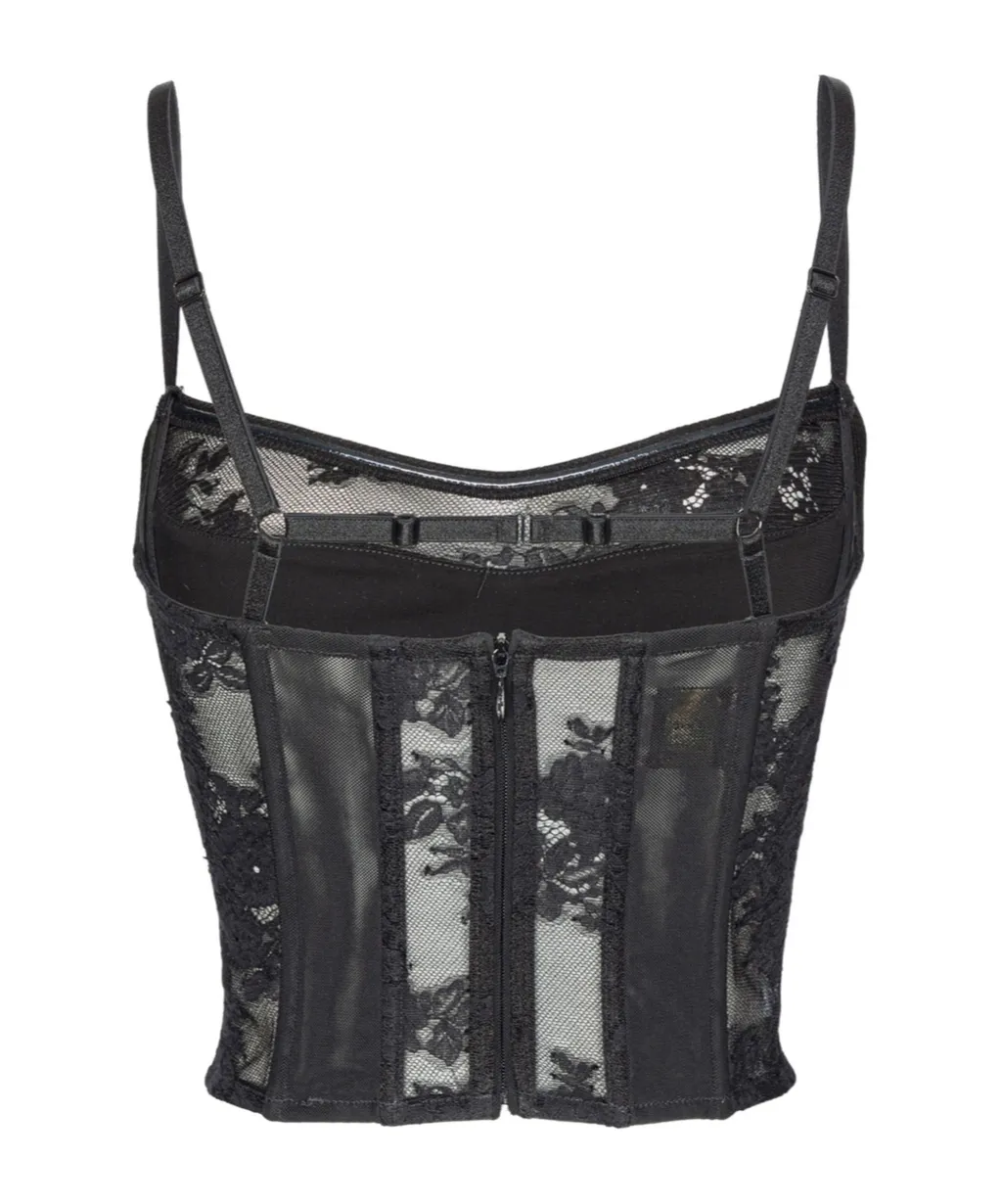 Lace Bustier Top