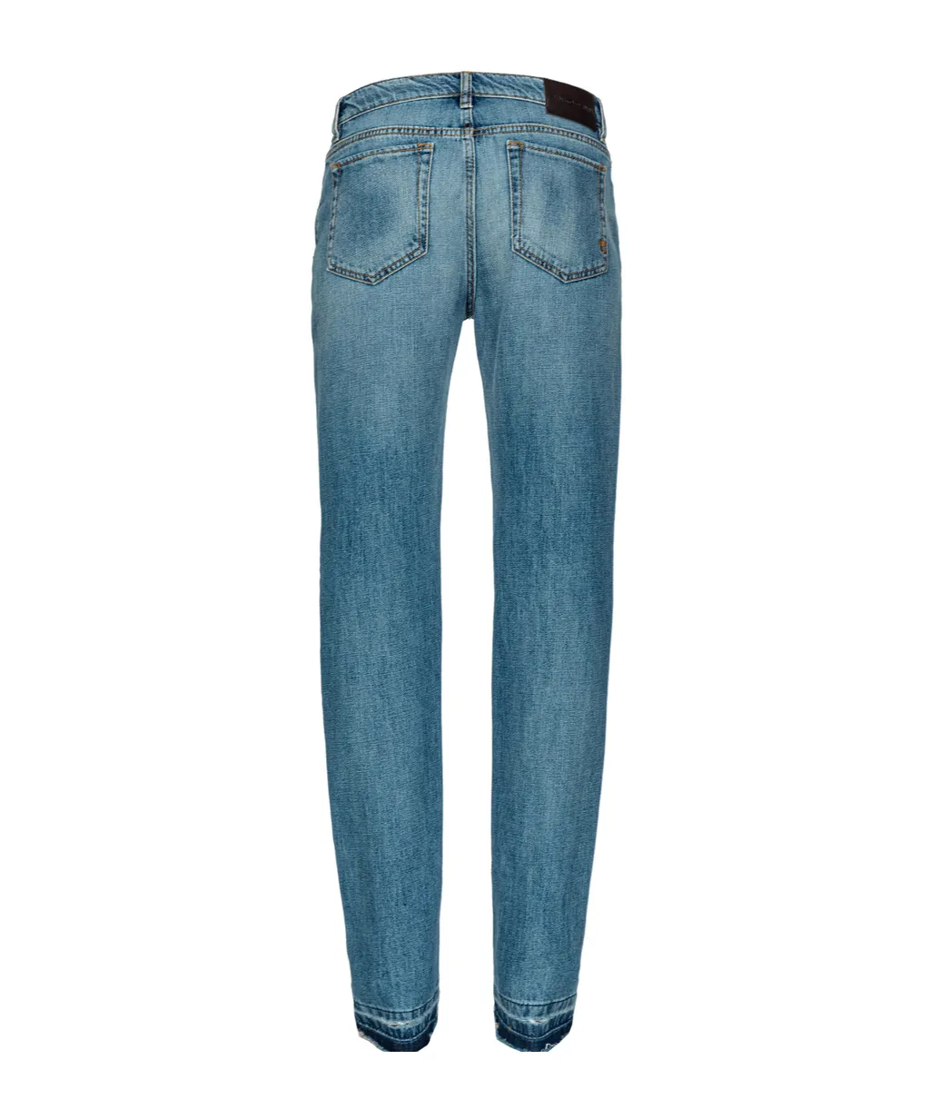 Pinko Classic Vintage Wash Straight Fit Jeans