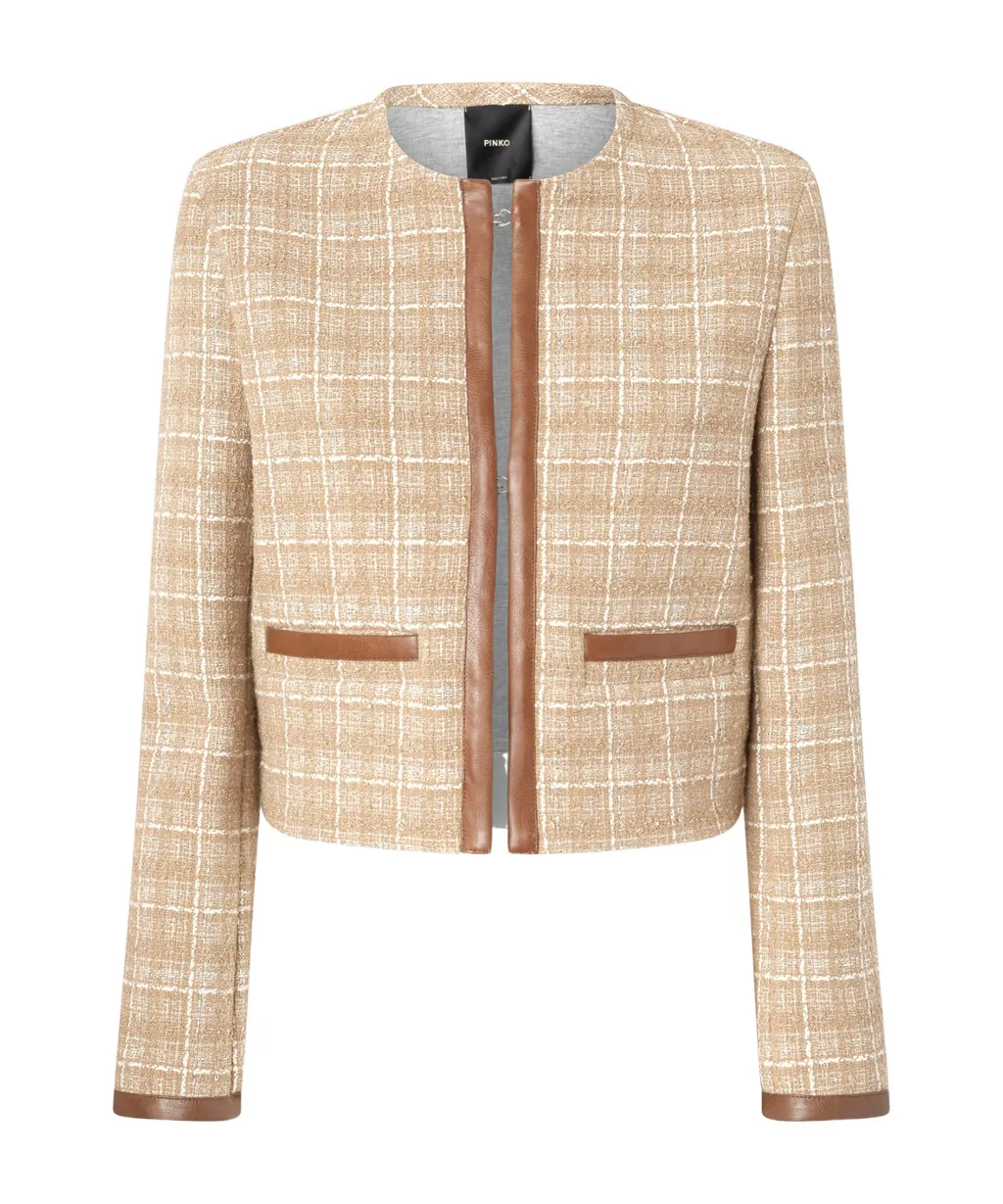 Pinko Small Open Tweed Jacket