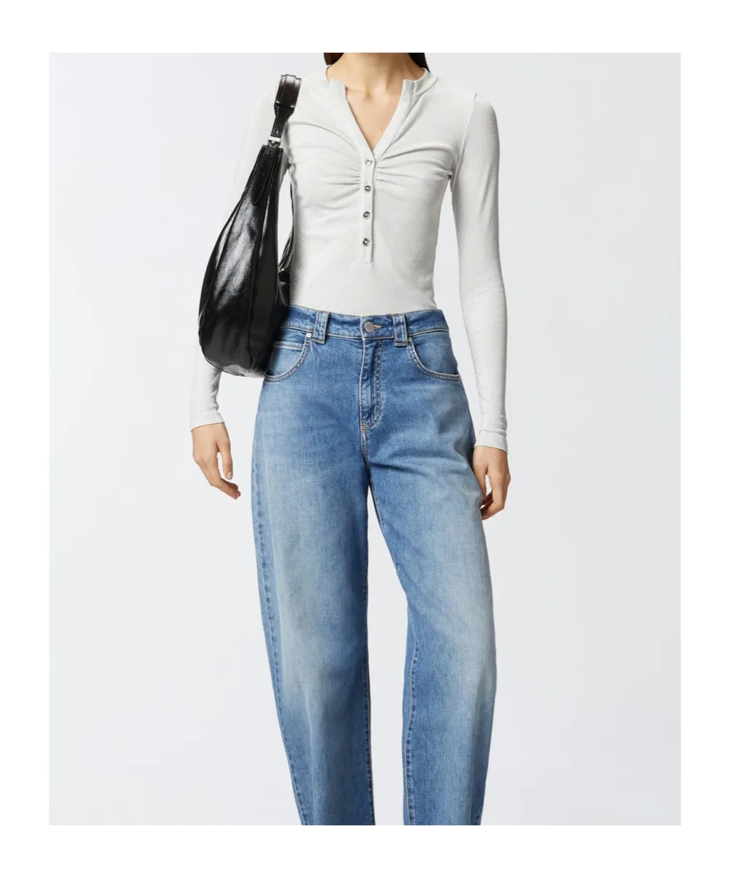 Pinko Gathered Detailed Knitted Top