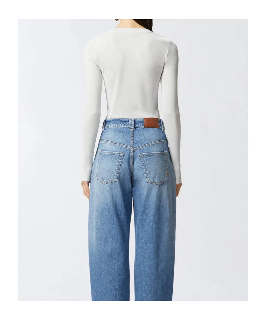 Pinko Gathered Detailed Knitted Top