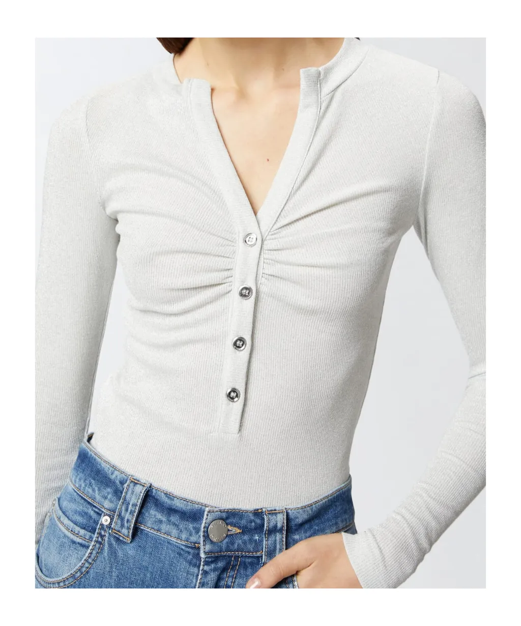 Pinko Gathered Detailed Knitted Top