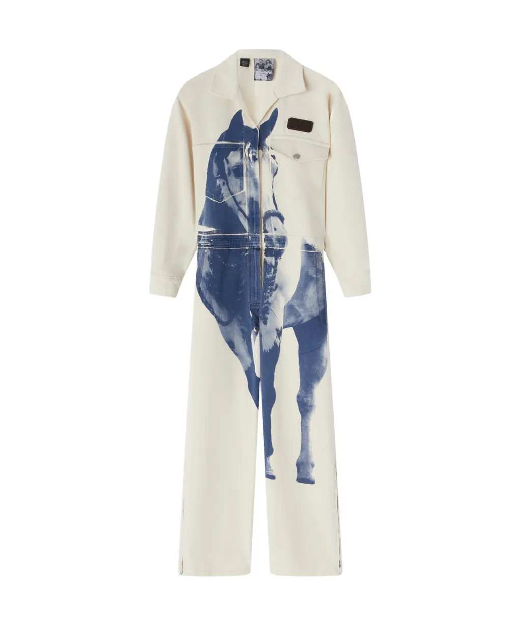 X Patrick Mcdowell Horse-Print Jumpsuit