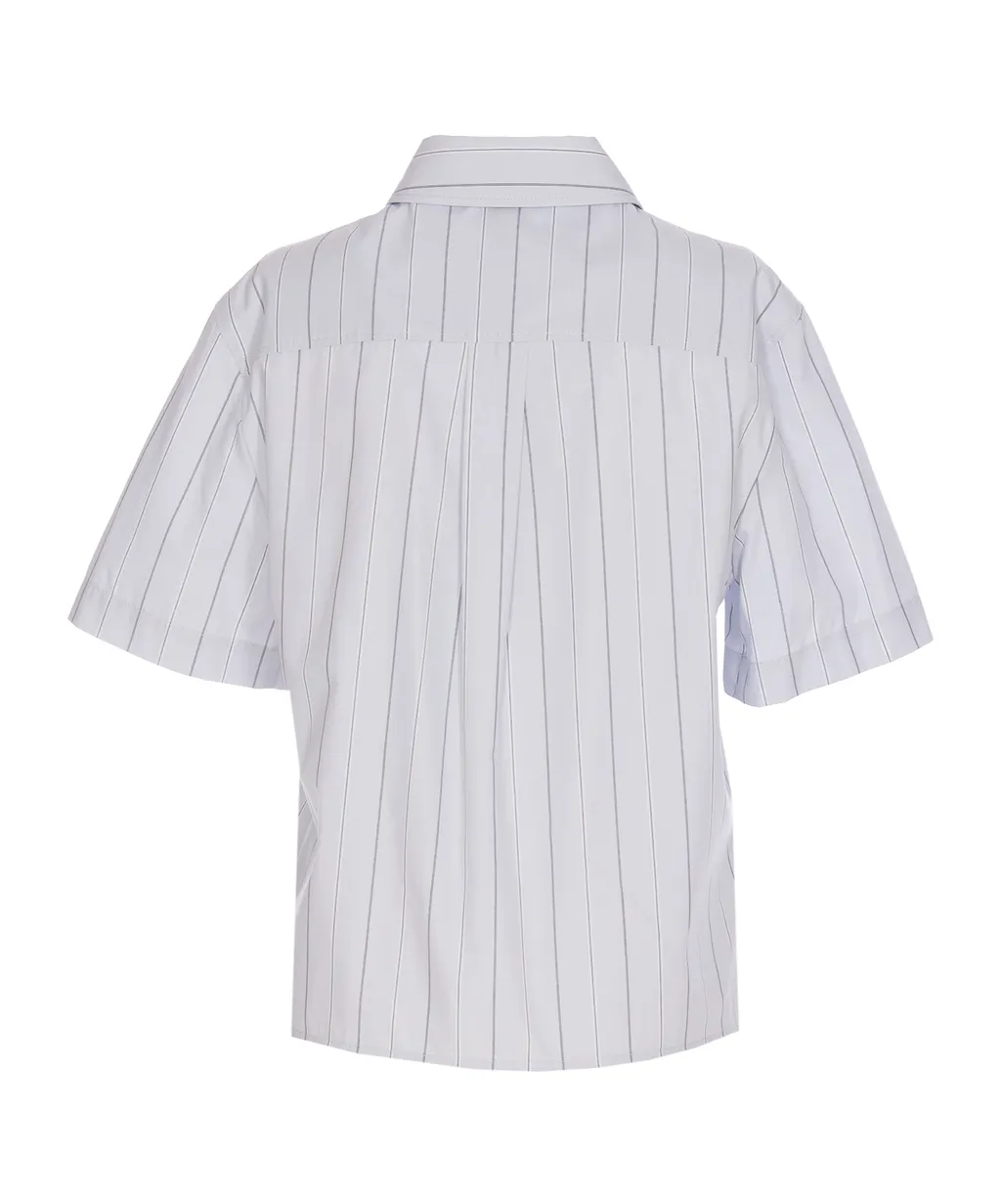 Pinko Striped Short-Sleeved Shirt
