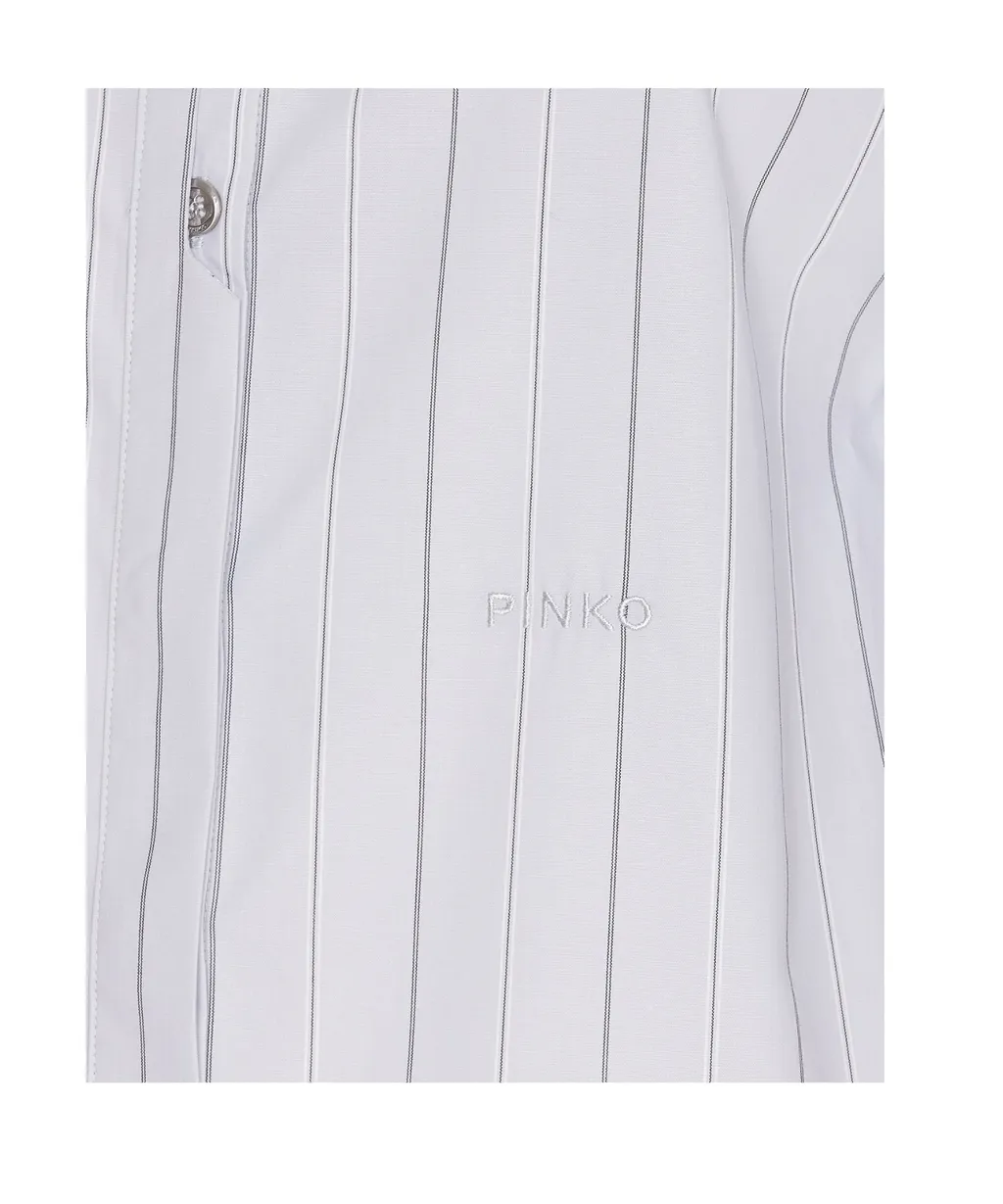 Pinko Striped Short-Sleeved Shirt
