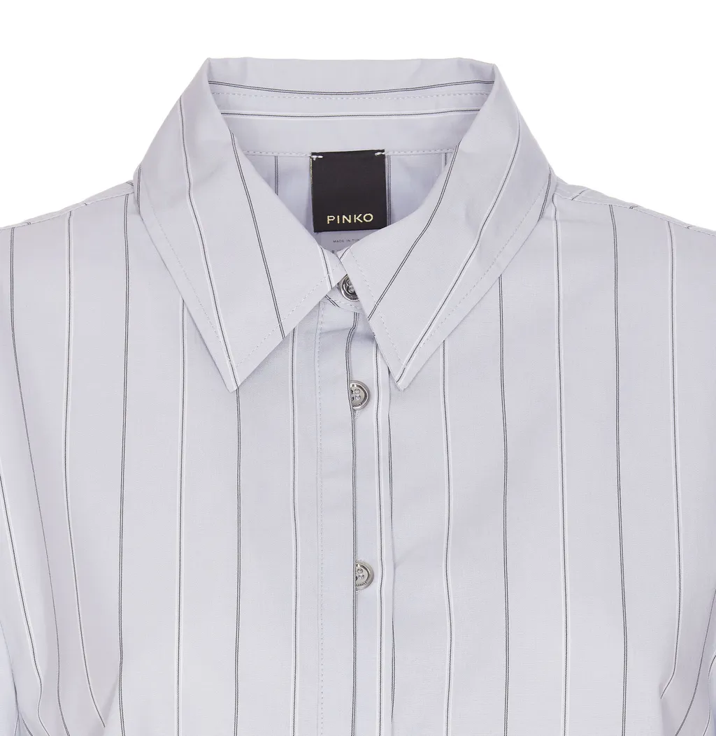 Pinko Striped Short-Sleeved Shirt