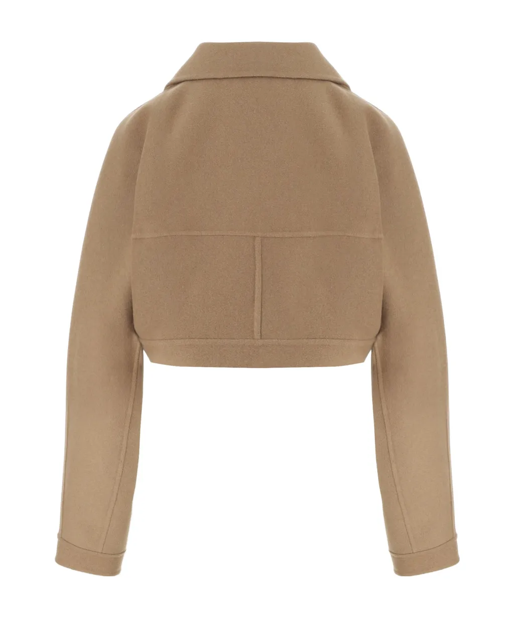 Khaite Button-Up Cropped Jacket