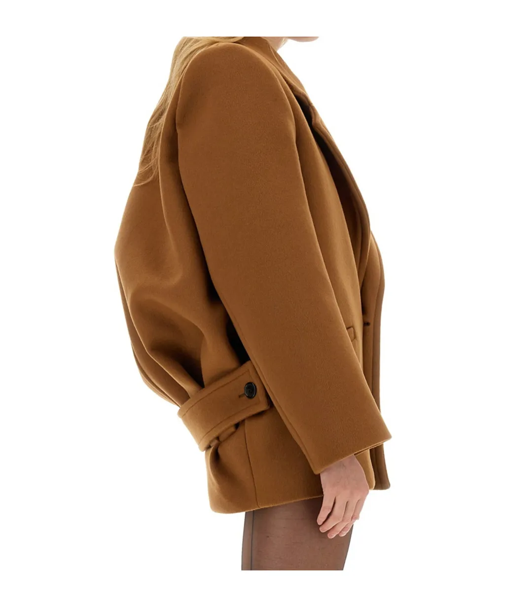Saint Laurent Single-Breasted Coat