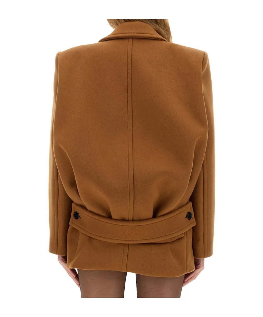 Saint Laurent Single-Breasted Coat