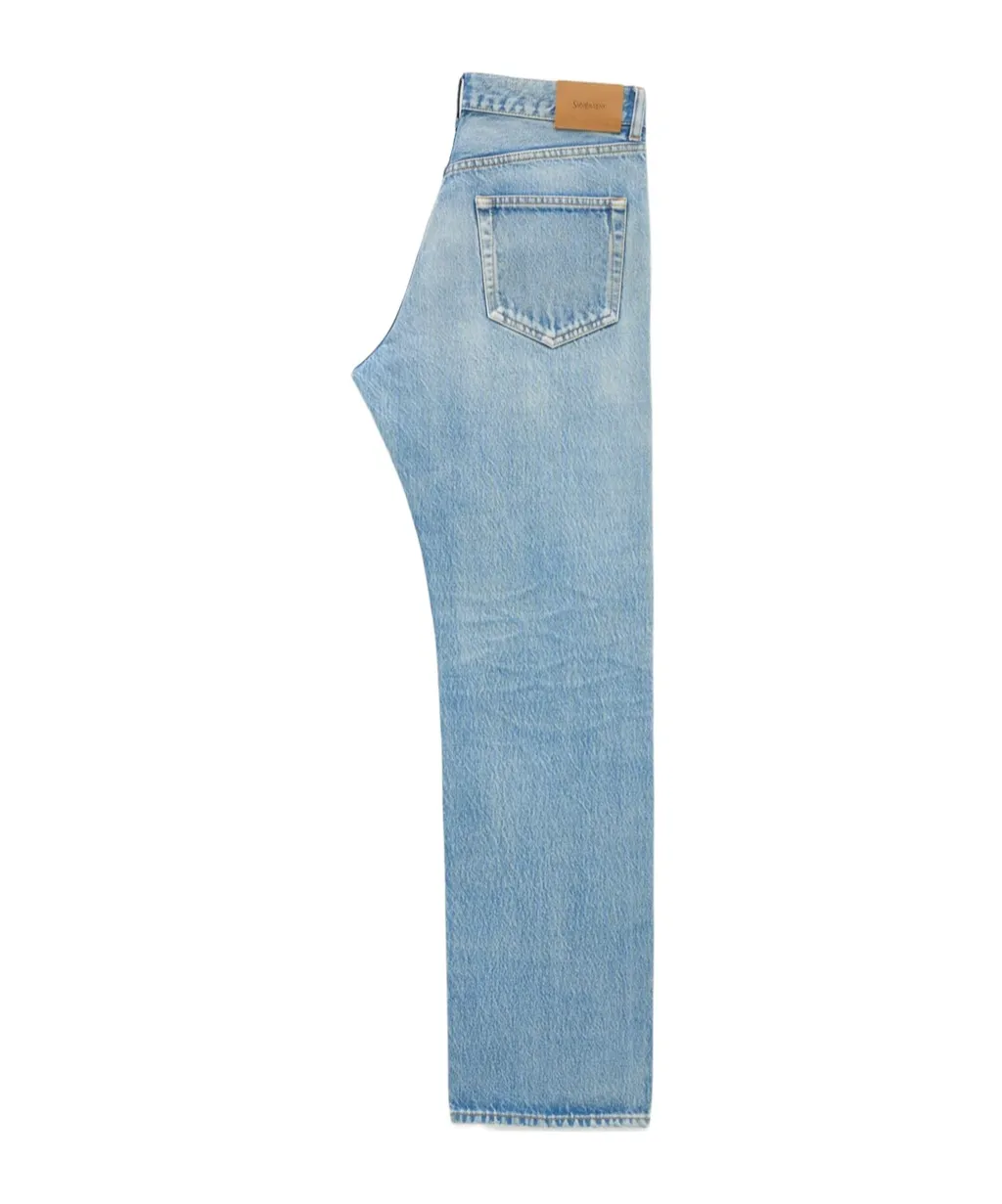 Saint Laurent Loose-Fit Mid-Rise Jeans