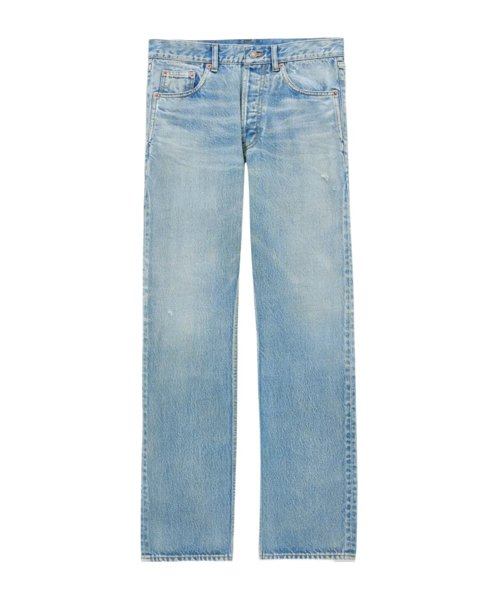 Saint Laurent Loose-Fit Mid-Rise Jeans