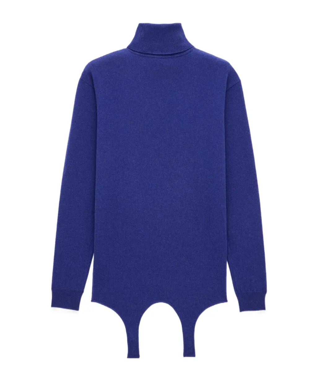 Saint Laurent Turtleneck Garter Jumper
