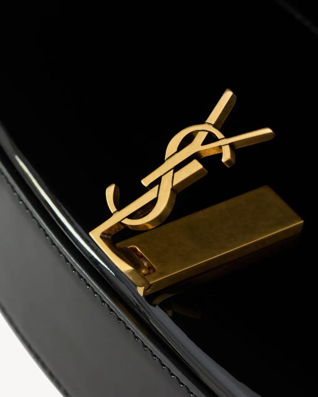 Saint Laurent Voltaire Logo Plaque Mini Shoulder Bag