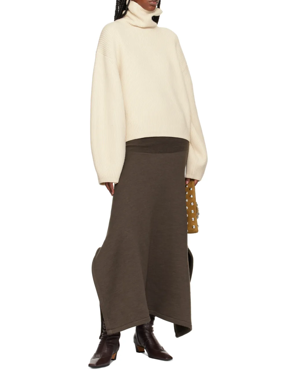 Khaite Elena Zipped Small Tote Bag