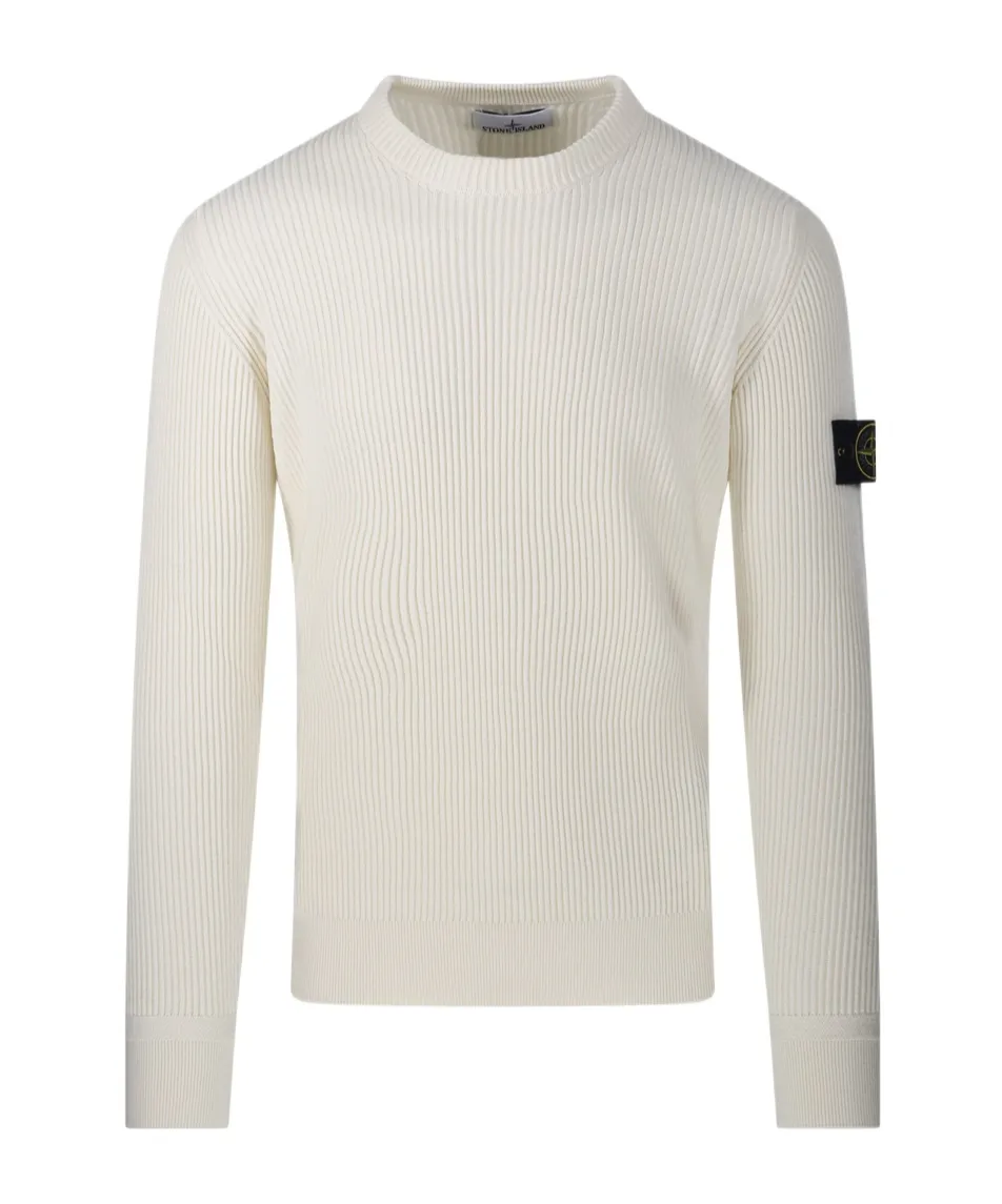 Stone Island Logo Patch Crewneck Jumper