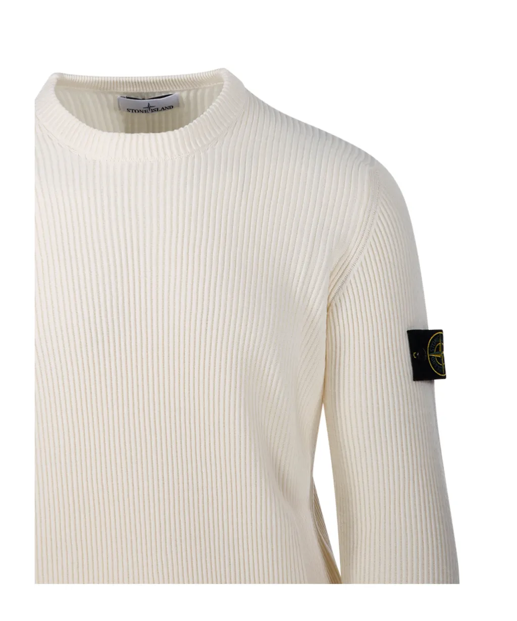 Stone Island Logo Patch Crewneck Jumper
