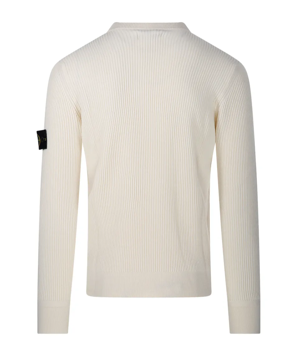 Stone Island Logo Patch Crewneck Jumper