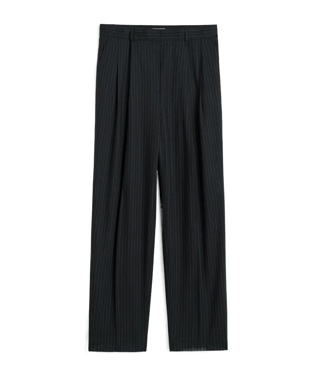 Totme Pleat Detailed Pinstriped Trousers