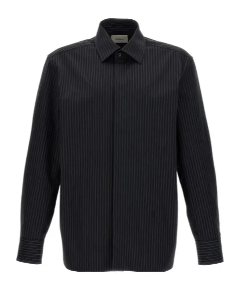 Saint Laurent Cassandre Striped Shirt