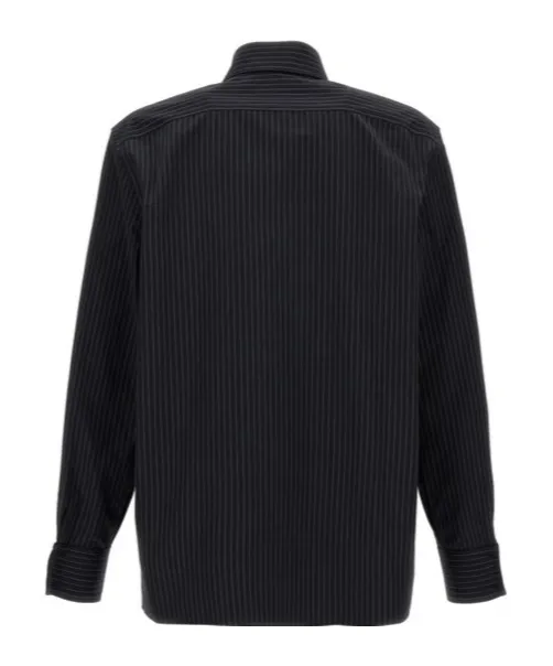 Saint Laurent Cassandre Striped Shirt
