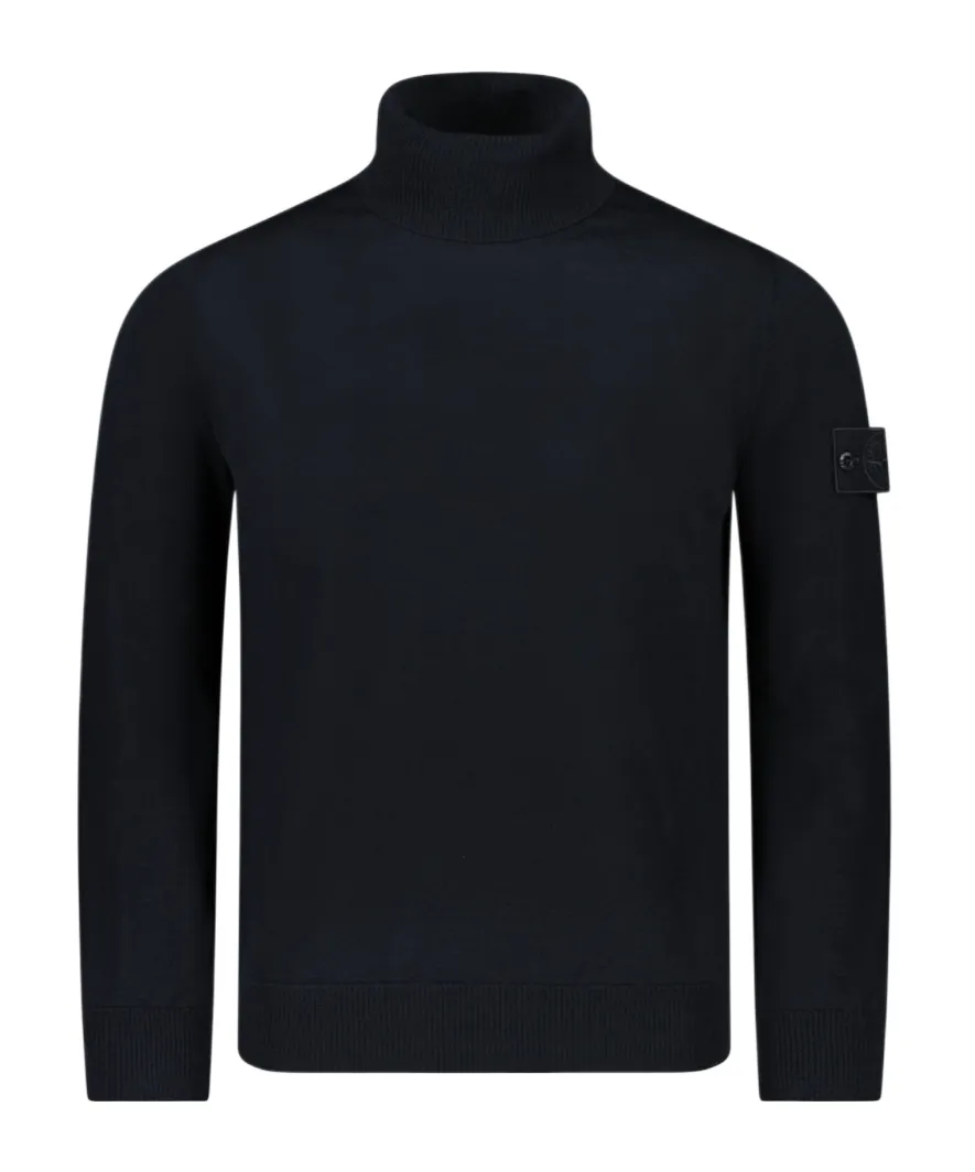 Stone Island Turtleneck Long-Sleeved Jumper