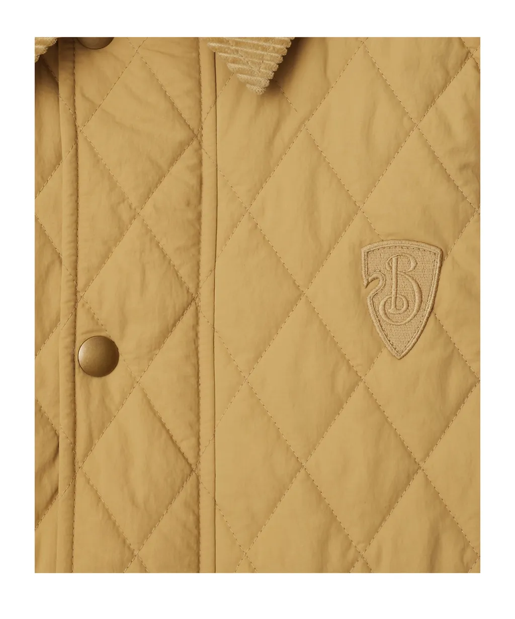 Burberry Logo Patch Quilted Puffer Jacket