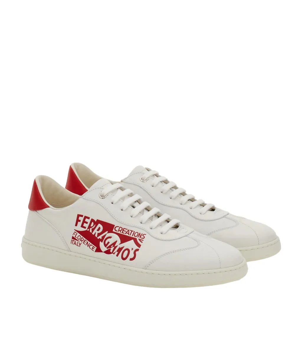 Logo-Lacing Low-Cut Casual Shoes
