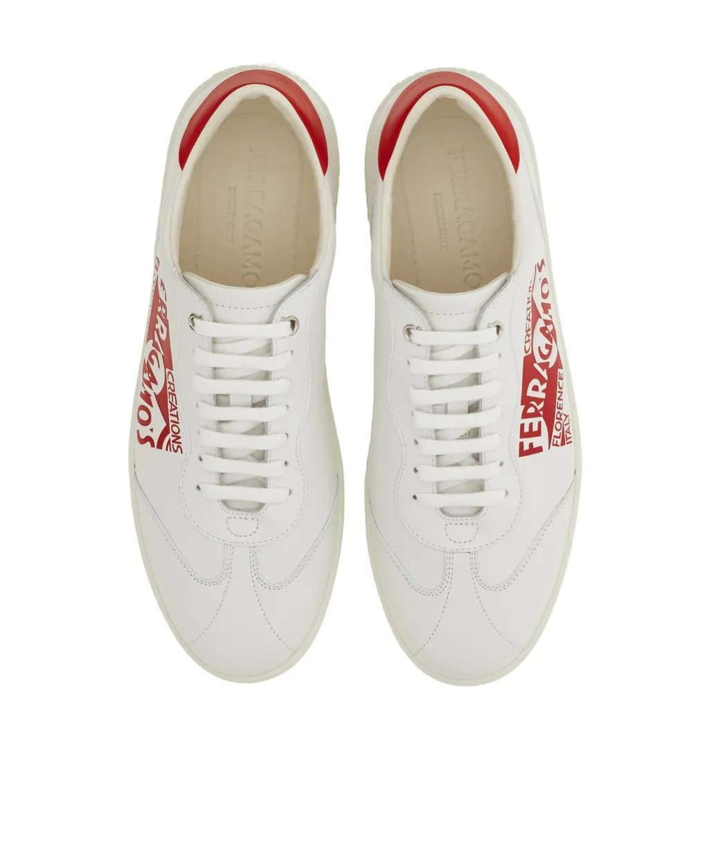 Logo-Lacing Low-Cut Casual Shoes
