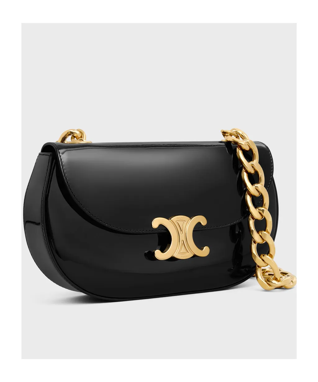 Chain Besace Talulah In Patent Calfskin
